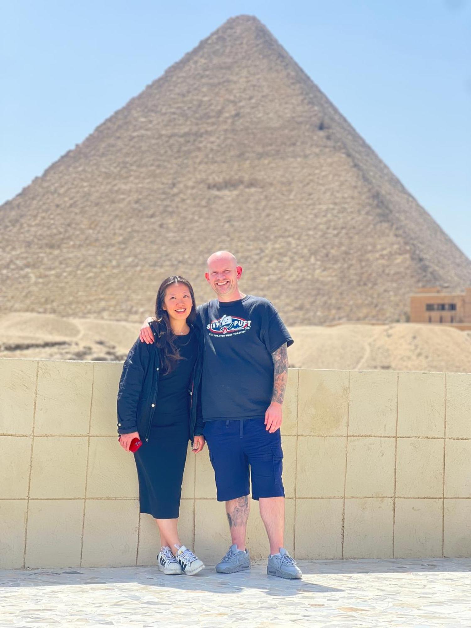 New Asia Pyramids View Kafret el-Gabal 외부 사진